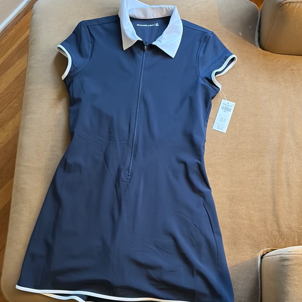 Abercrombie & Fitch Blue Polo Mini Dress Casual